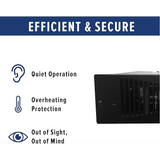 Qmark Fan-Forced Toe Kick Heaters - Infographic 2
