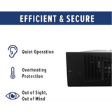 Qmark Fan-Forced Toe Kick Heaters - Infographic 2