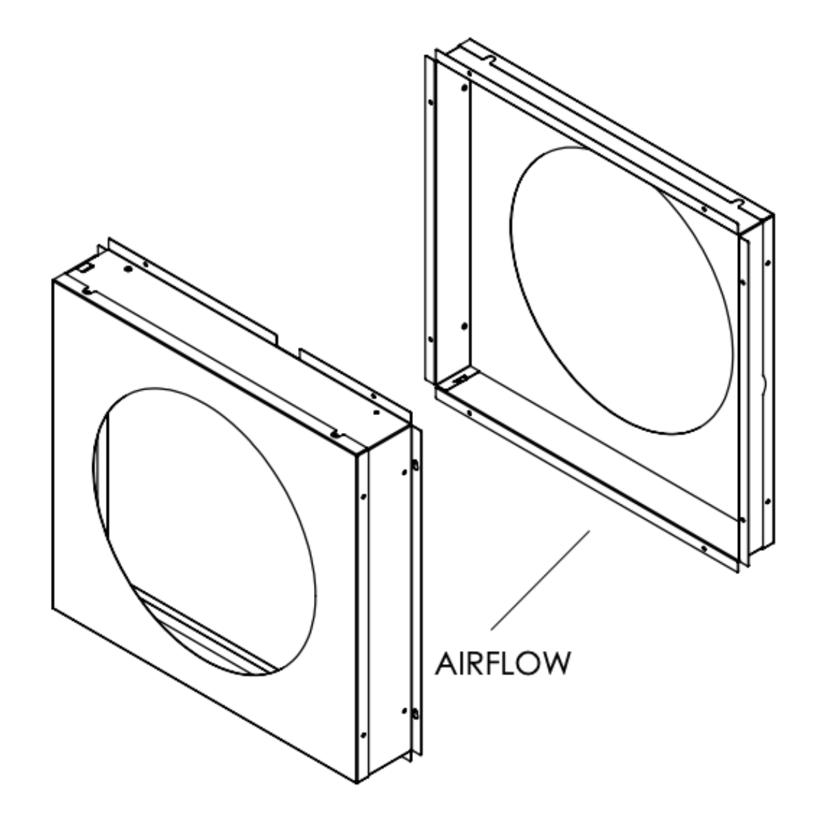 Quest 335 Dehumidifier Duct Kit - Airflow