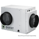 Quest Dual 110 Dehumidifier - duct kit installed