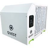 Quest Dual 205 Overhead Dehumidifier - Front Angle