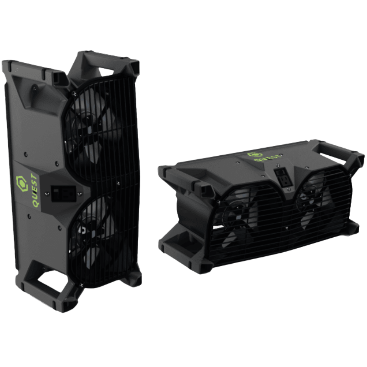 Quest F10 High-Efficiency 1015 CFM Air Mover - Angles