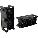 Quest F10 High-Efficiency 1015 CFM Air Mover - Angles