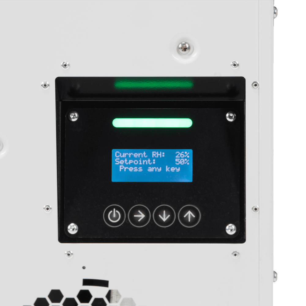 Quest Hi-E Dry 195 Dehumidifier - controls