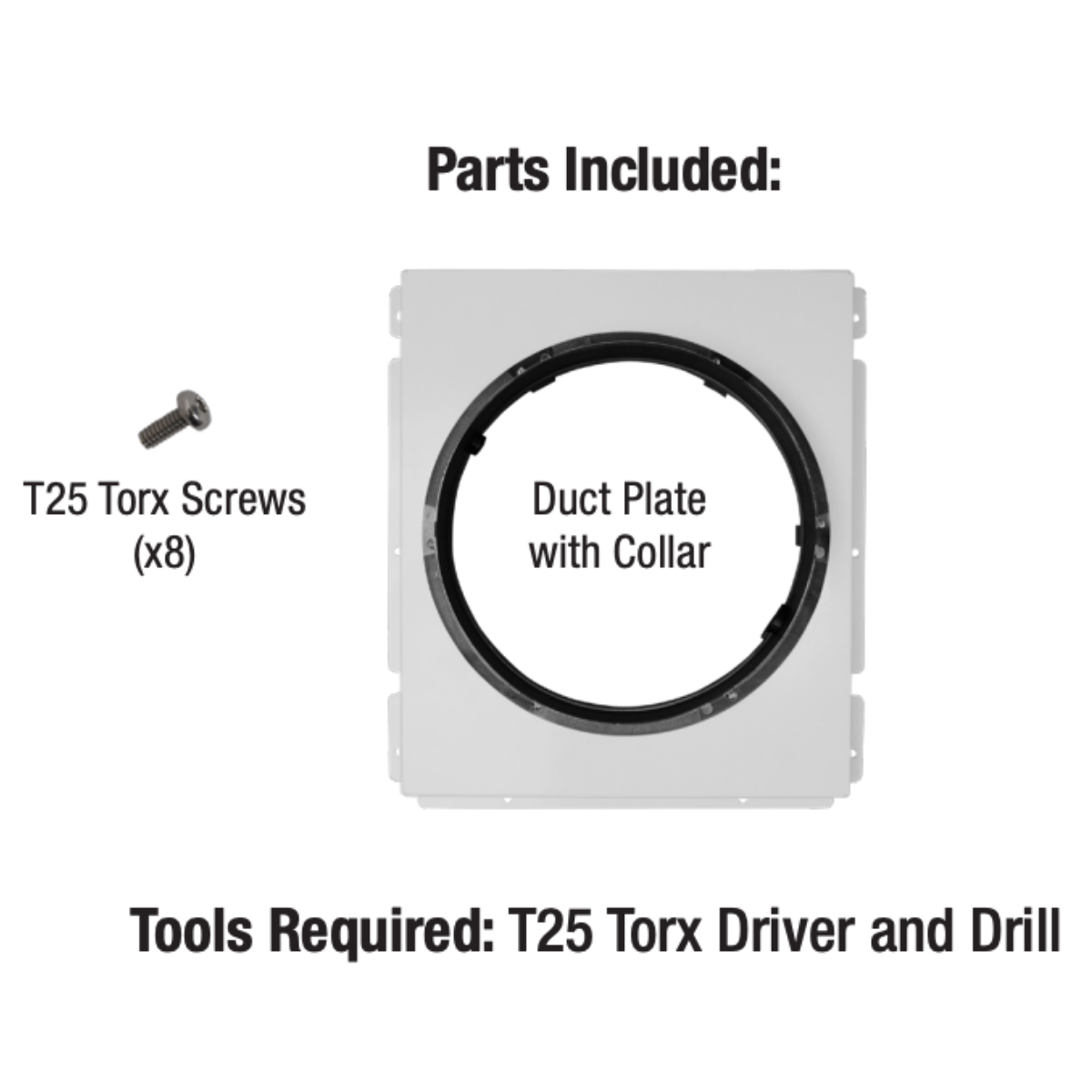 Quest Return Duct Kit - Parts Included