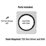 Quest Return Duct Kit - Parts Included