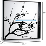 Rabbit Air MinusA2 Artist Series HEPA Air Purifier (SPA-780A) - Cherry Blossom - Dimensions