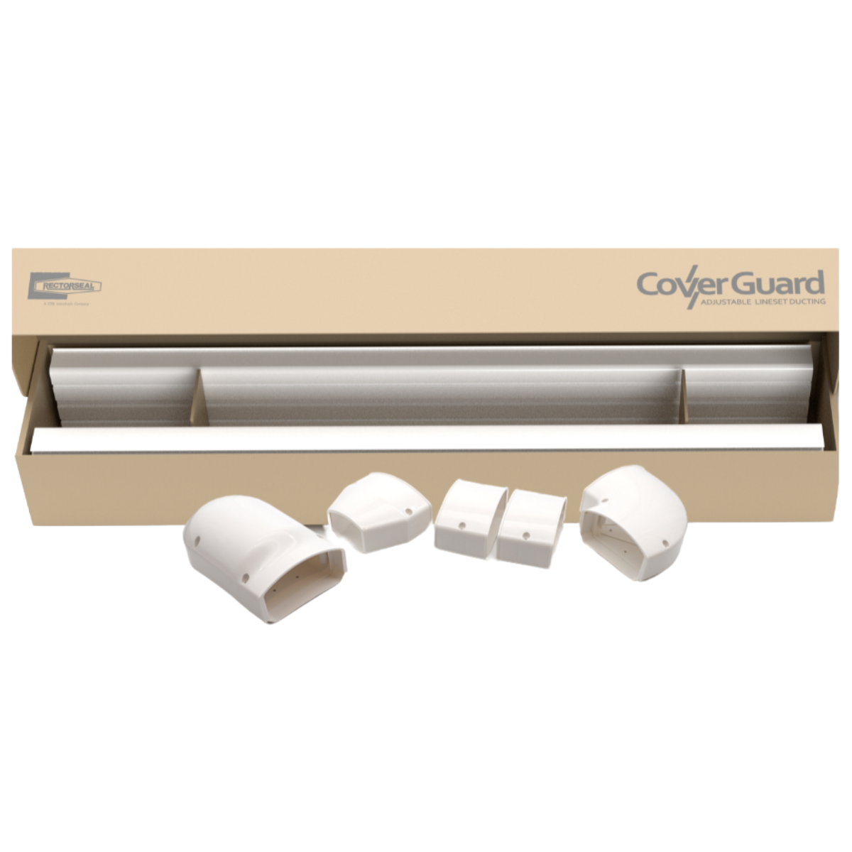 Rectorseal Cover Guard Adjustable Line Set Cover Kit - Main
