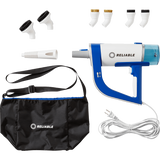 Reliable Pronto 200CS Portable Steam Cleaning System - Includes 2 large nylon brushes, 2 small nylon brushes, 2 brass brushes, focused nozzle, & storage bag
