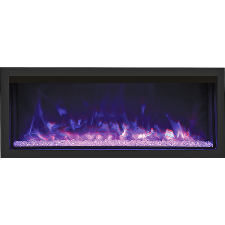 Remii Extra Tall Indoor/Outdoor Built-In Electric Fireplace 55-Inch