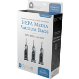 Riccar Charcoal-Infused HEPA bags for Clean Air Upright Vacuums - 6 Pack - Box