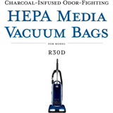 Riccar Charcoal-Lined HEPA Bags for Tandem Air Deluxe Vacuums - 6 Pack - Infographic 1