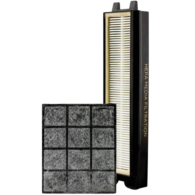 Riccar Genuine HEPA and Granulated Charcoal Filter Set for Clean Air Vacuums - Main