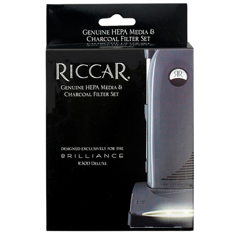 Riccar HEPA and Foam Charcoal Filter Set for Tandem Air Deluxe Vacuum - Box