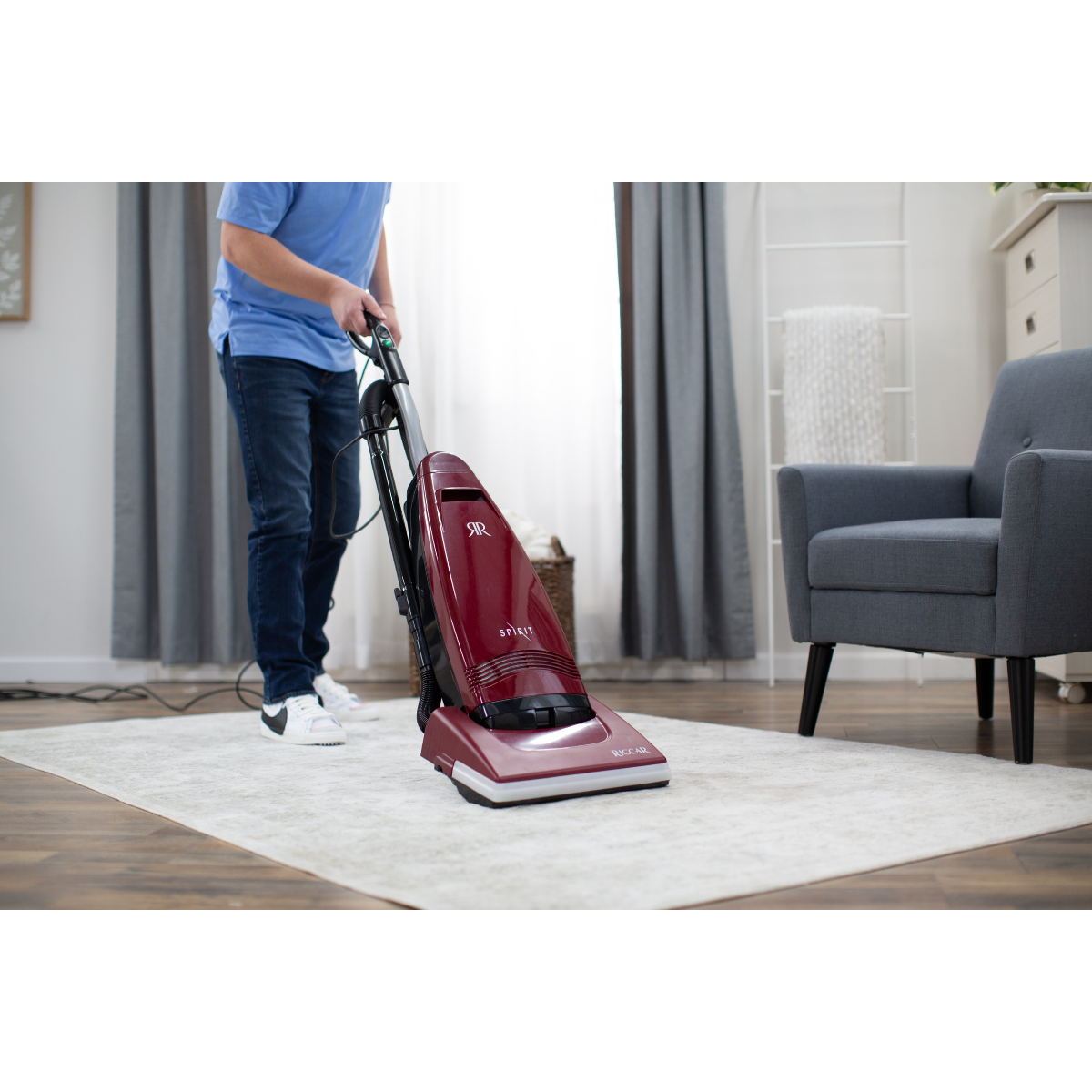 Riccar Spirit Upright Vacuum - Lifestyle 1