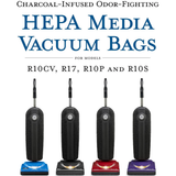 Riccar SupraLite Charcoal-Lined HEPA Bags - Pack - Infographic 1