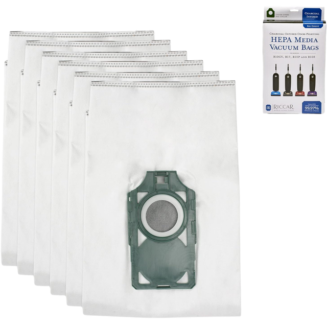 Riccar SupraLite Charcoal-Lined HEPA Bags - Pack - Main