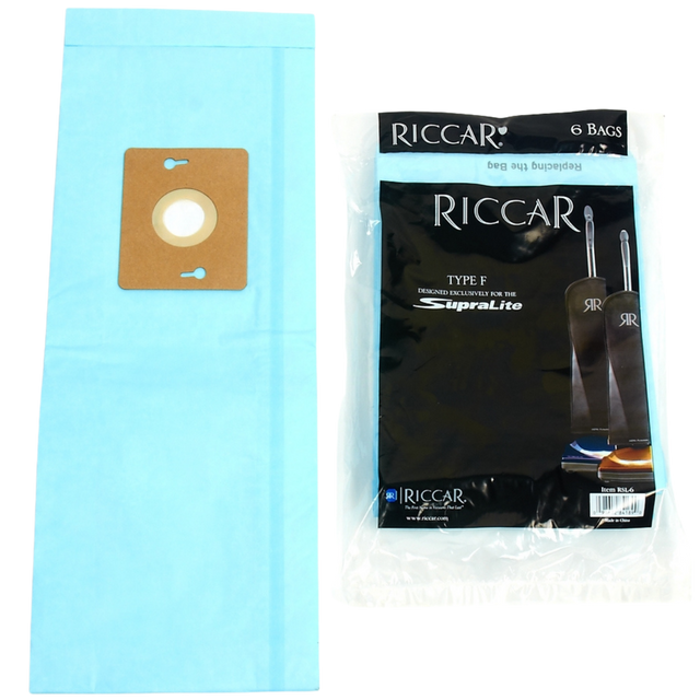 Riccar SupraLite Paper Vacuum Bags - 6 Pack - Main