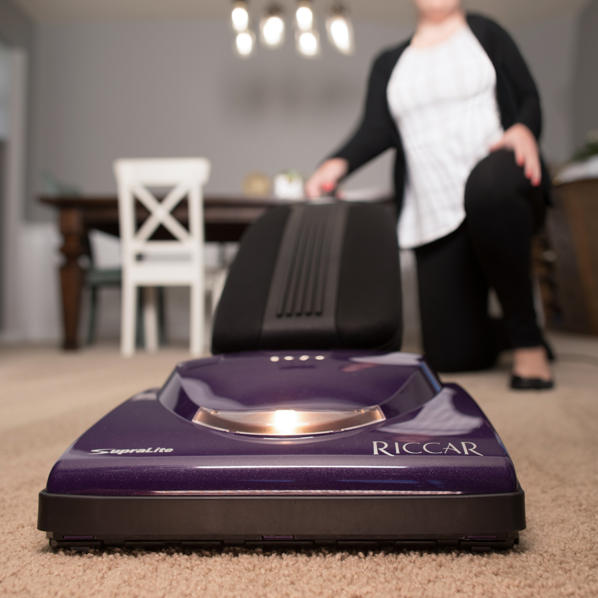 Riccar SupraLite Standard Ultra Lightweight Upright Vacuum - Lifestyle 2