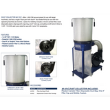 Rikon 1.5 HP Dust Collector - with 60-905 Filter Cartridge - Infographic