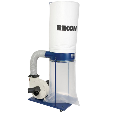 Rikon 2 HP Dust Collector - with 60-902 Plastic Dust Bag