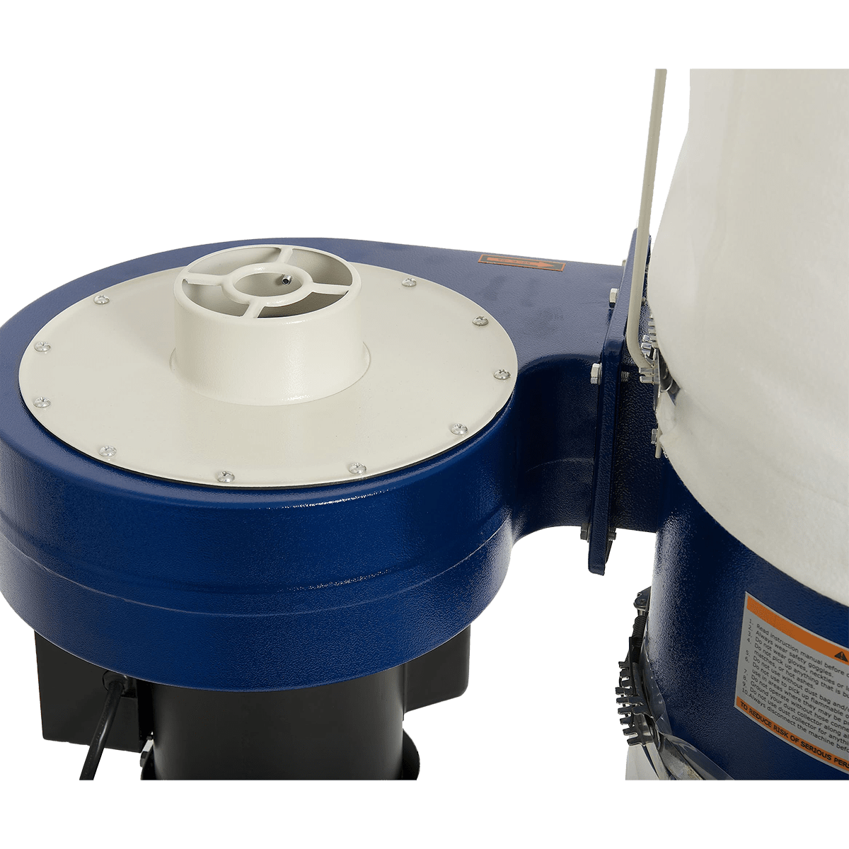 Rikon 60-100 1HP Dust Collector - closeup 1