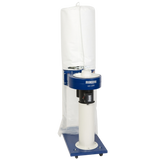 Rikon 60-100 Dust Collector with 60-918 Replacement Filter and Dust Bag Set - Back