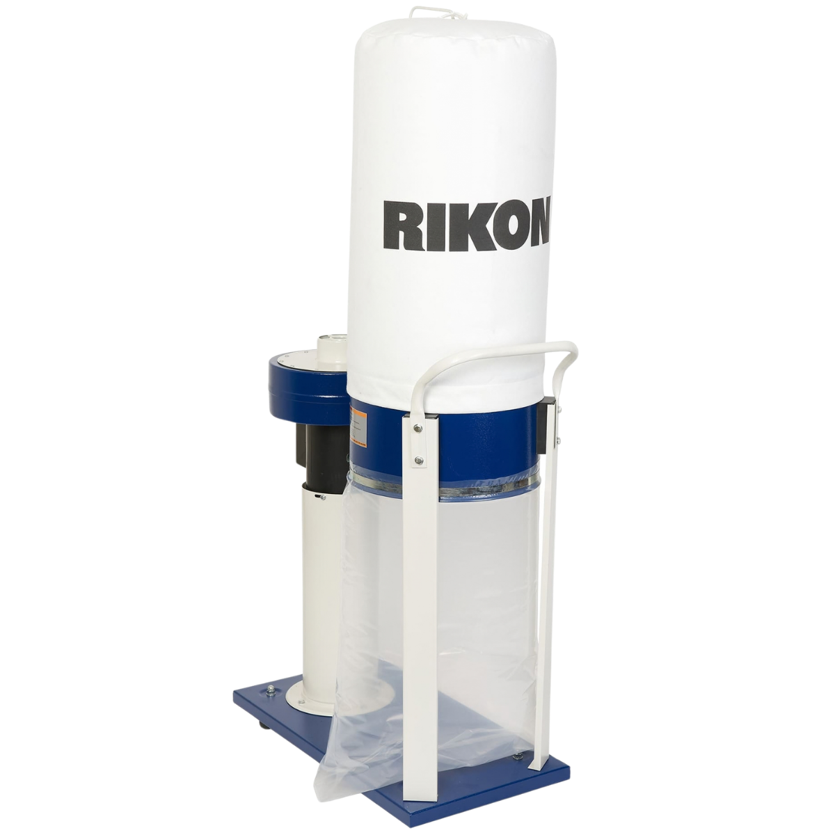 Rikon 60-100 Dust Collector with 60-918 Replacement Filter and Dust Bag Set - Front