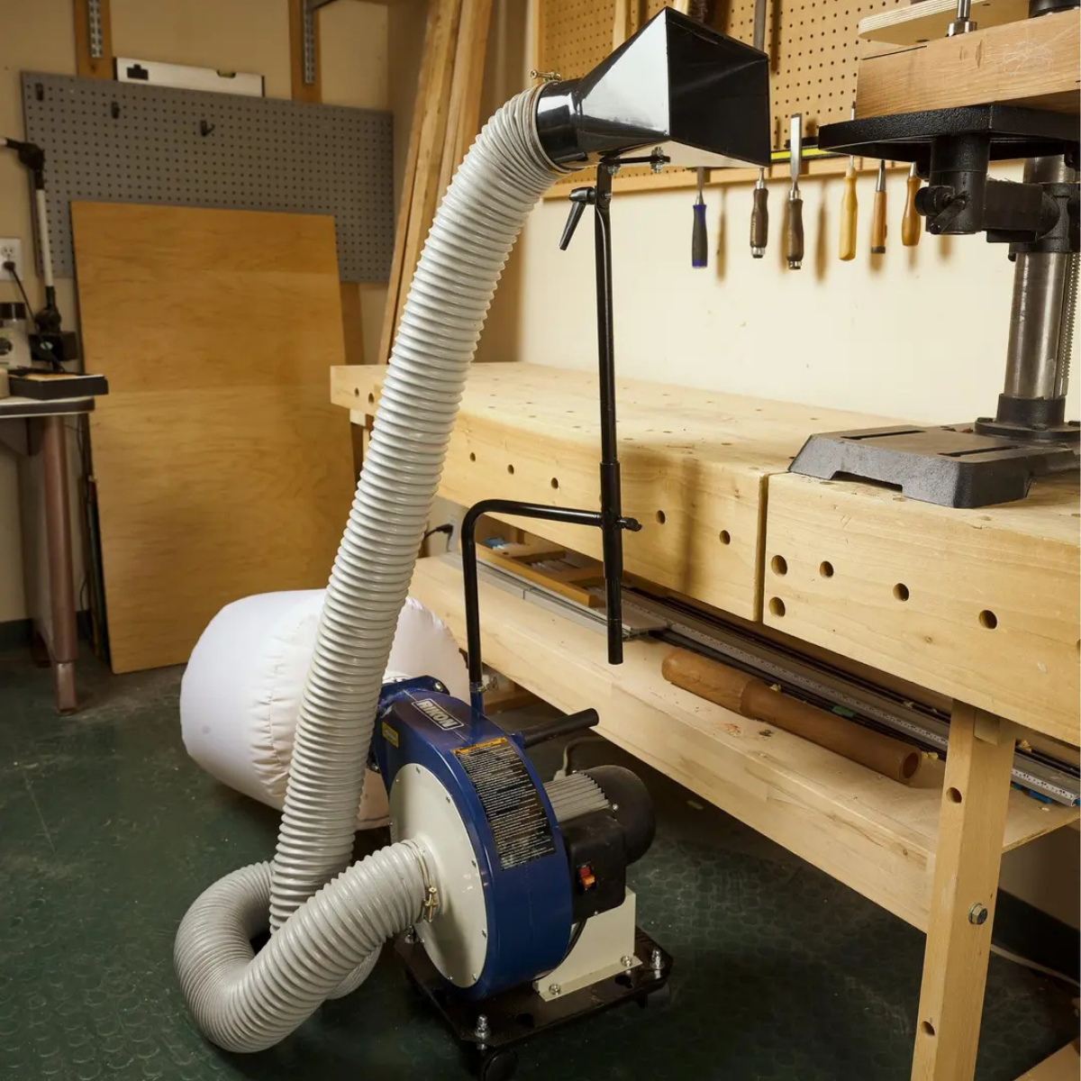 Rikon 60-105 1HP Portable Dust Collector - Lifestyle 2