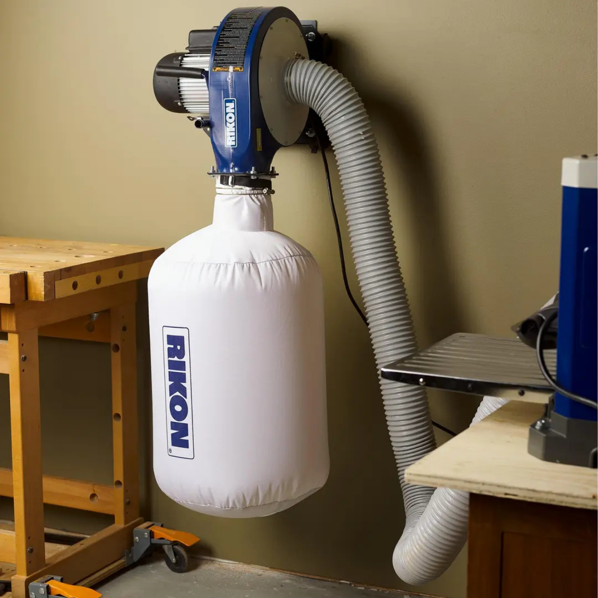 Rikon 60-105 1HP Portable Dust Collector - Lifestyle 3