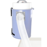 Rikon 63-110 Dust Extractor 12 Gallon Capacity w/ Wall Mount - hookup