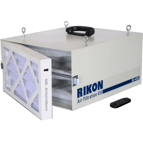 Rikon Model 62-450 Air Filtration System - open