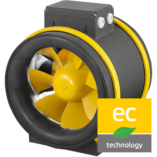 Ruck Air Movement 10-In. Prime EVO EC 1312 CFM Mixed Flow Inline Duct Fan - Main