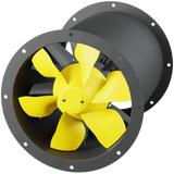 Ruck Air Movement 12 inch EC 3031 CFM Axialine Tubeaxial Fan - Main