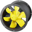 Ruck Air Movement 18 inch EC 6569 CFM Axialine Tubeaxial Fan - Main