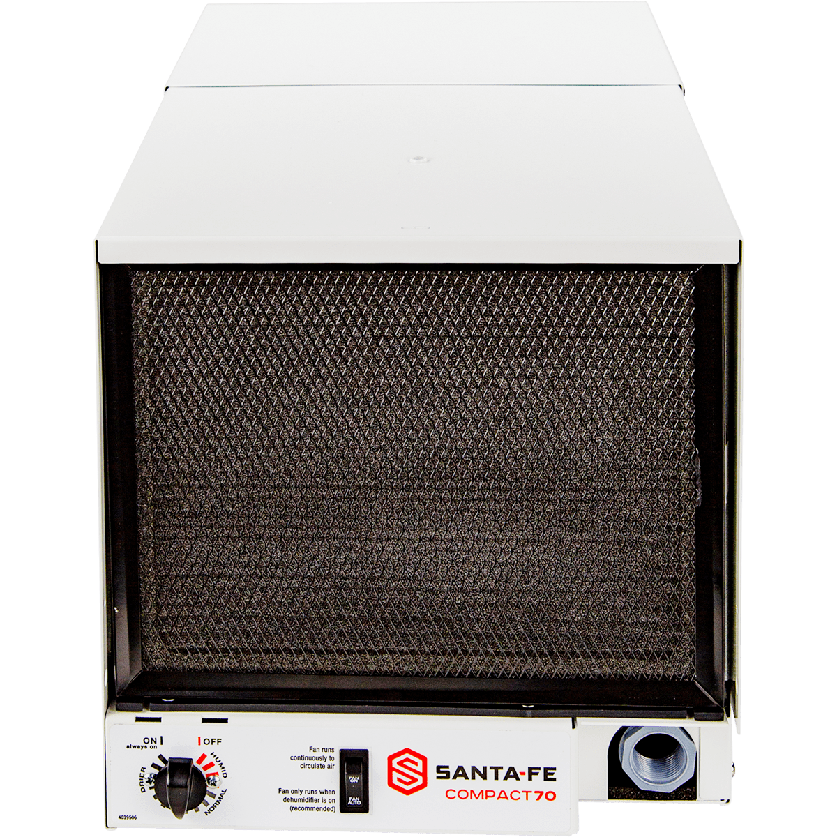 Santa Fe Compact 70 Dehumidifier - side