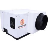 Santa Fe Oasis Dehumidifier Outlet Duct Kit - Installed on Dehumidifier