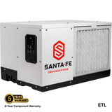 Santa Fe Oasis105 Dehumidifier, manufacturer warranty and certification ETL