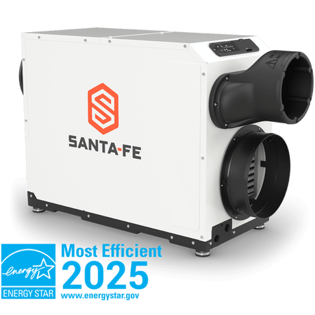 Santa Fe Ultra V100/V125/V155 Ventilating Dehumidifier - Energy Star