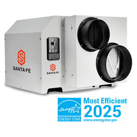 Santa Fe Ultra V205 Ventilating Dehumidifier - Energy Star Most Efficient