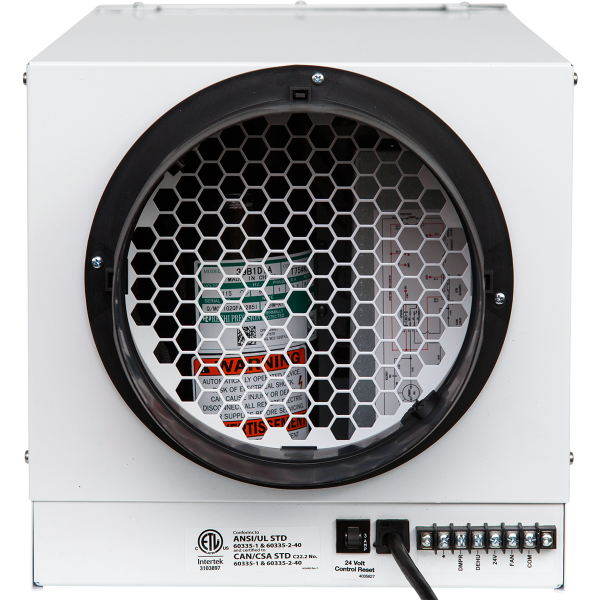 Santa Fe Ultra70 Dehumidifier Side 2