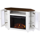 Southern Enterprises Dilvon Electric Fireplace TV Stand - Cabinets