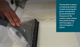 The benefits of steam on food prep stations include removing dirt, grime, and bacteria. By penetrating into the pores of the surface, steam cleans prep stations deep and thoroughly.  A safe and hygienic option.