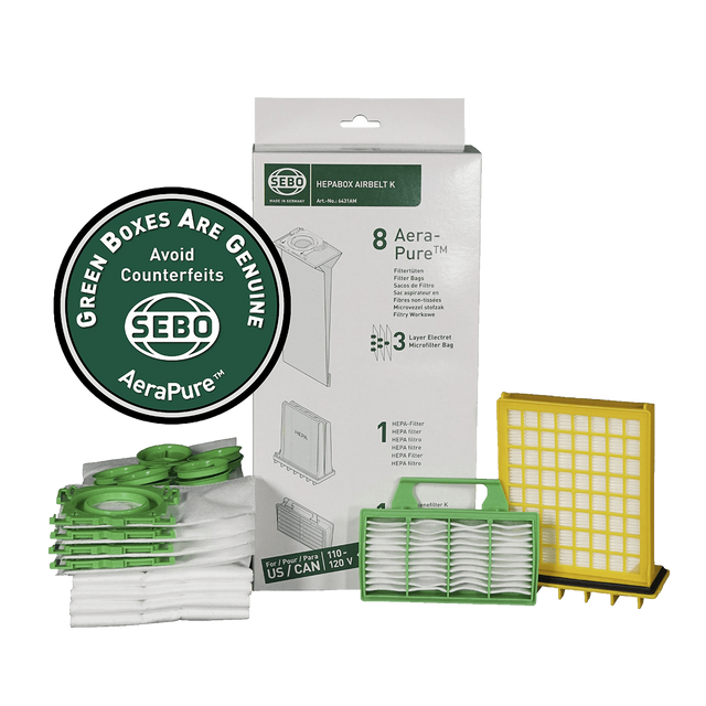 SEBO 6431AM HEPA Service Box for K-Series Vacuums 