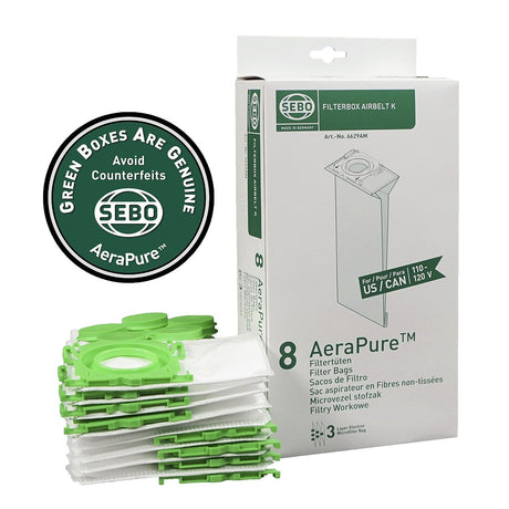 SEBO 6629AM Vacuum Filter Bag Box (K Series) 