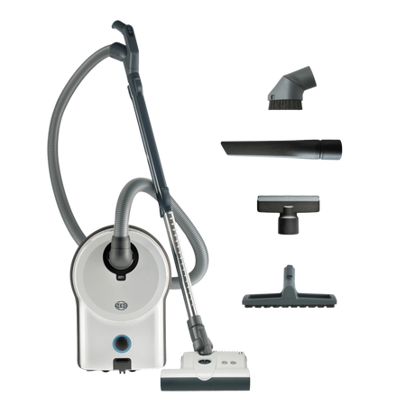 SEBO AIRBELT D4 Premium Canister Vacuum with Parquet Brush - w/ Accessories