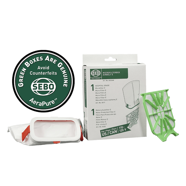 SEBO Airbelt E Miccrofilter Box Set - 8322AM