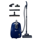 SEBO AIRBELT E2 Turbo Canister Vacuum with Air-Driven Turbo Head Brushroll - w/ Accessories