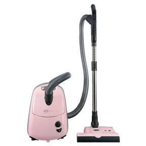 SEBO AIRBELT E3 Premium Canister Vacuum with Dual-Control Handle and Commercial-Quality ET-1 Electric Powerhead - Pastel Pink