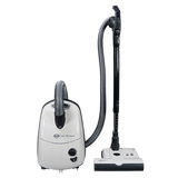 SEBO AIRBELT E3 Premium Canister Vacuum with Dual-Control Handle and Commercial-Quality ET-1 Electric Powerhead - White